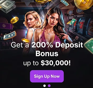 Luxurious casino interior with people playing and vibrant lighting